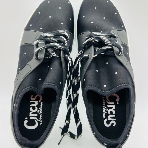 CIRCUS BY SAM EDELMAN WOMENS BLACK NEOPRENE SNEAKERS SIZE 11 - Picture 6 of 16